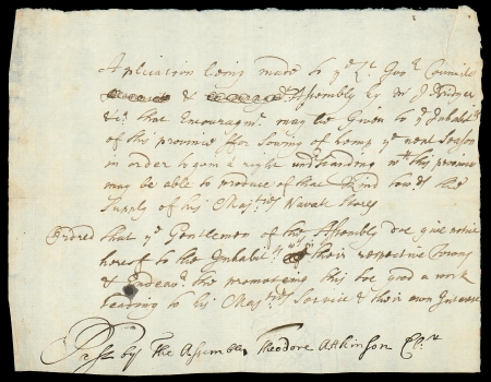 New Hampshire Hemp Act 1699